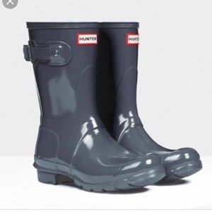 Low Grey Hunter Boots